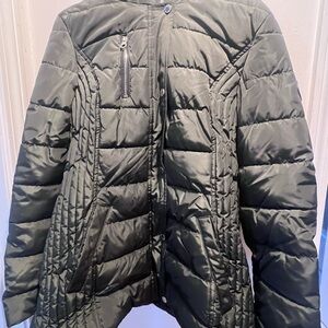 Nautica Women's Quilted Jacket - Dark Green